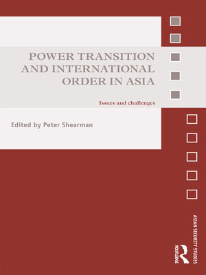cover image of Power Transition and International Order in Asia